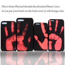 Load image into Gallery viewer, Capa Für iphone 7 7 Plus Fall Lustige Thermische Sensor Abdeckung Für iphone 6 6s Plus Funda Mode Physikalische thermische verfärbung Shell