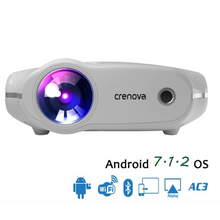 Load image into Gallery viewer, CRENOVA Neuester LED Projektor für Full HD 4K * 2K Videoprojektor Android 7.1.2 OS Heimkino Film Beamer Projektor